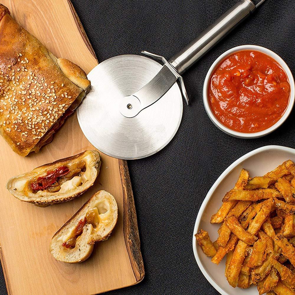 0831 Stainless Steal Pizza Cutter and for Sandwiches Pastry - SkyShopy 0831 Stainless Steal Pizza Cutter and for Sandwiches Pastry - SkyShopy